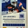 Gary Brightwell Panini Prestige 2021 NFL Card #290 New York Giants Back