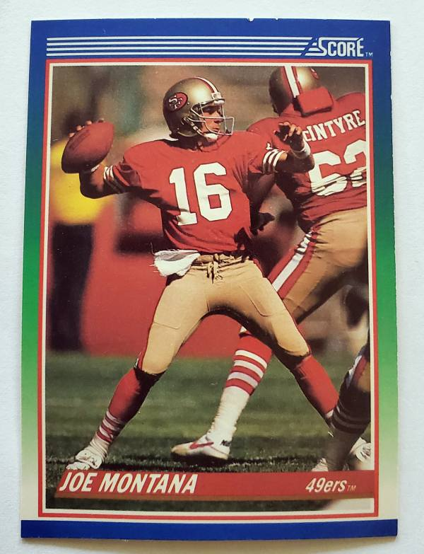 Joe Montana San Francisco 49ers NFL Singles