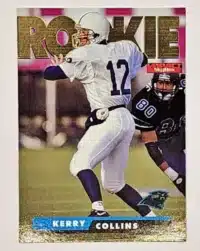 Kerry Collins Carolina Panthers NFL Singles