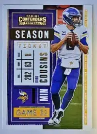 Kirk Cousin Panini Contender 2020 NFL Card #44