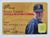 Roger Clemens Boston Red Sox MLB Singles