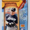 Jeff Bagwell Sportflix 1995 "Detonators" Card #DE1 Back