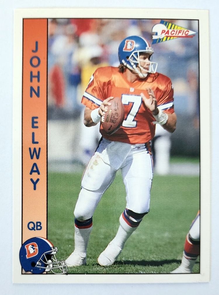 John Elway Denver Broncos NFL Singles - Pacific 1992 #71