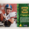 John Elway Score 1995 Summit Edition NFL Card #190 Denver Broncos Back
