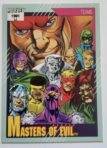 Marvel 1991 Comic Cards Singles Team Pictures Singles-Master of Evil