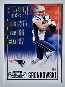 Panini Contenders 2016 AFC East Singles-Rob Gronkowski
