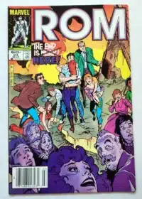 ROM Marvel Comic Issue #64 March 1985 "Worldmerge"