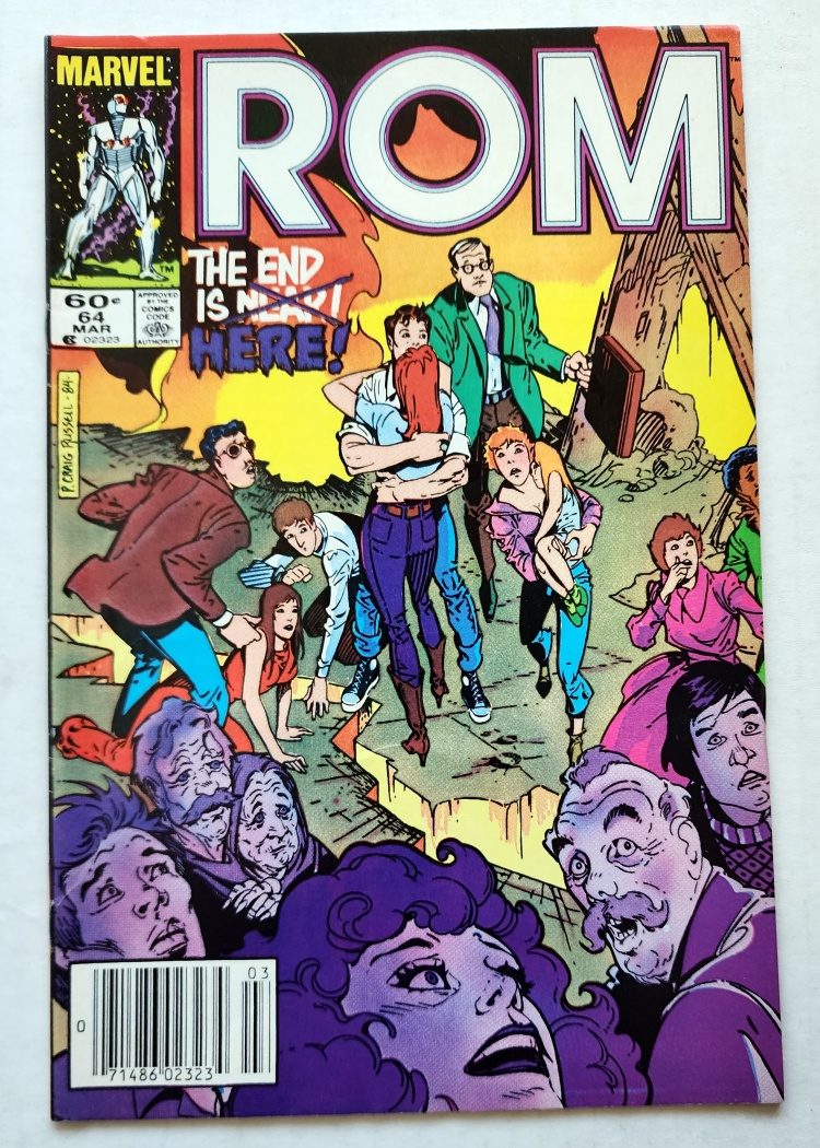 ROM Marvel Comic Issue #64 March 1985 "Worldmerge"