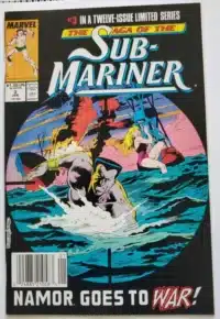 Sub-Mariner Marvel Issue #3 January 1989 "A Prince In New York"