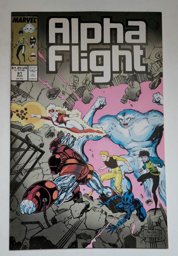 Alpha Flight Marvel Comic Books Singles - #61