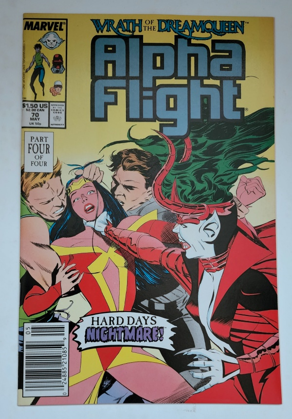 Alpha Flight Marvel Comic Books Singles - #70