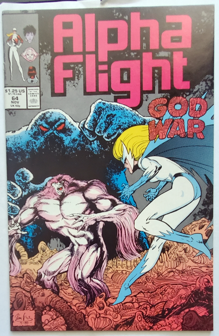 Alpha Flight Marvel Comic Books Singles - #64