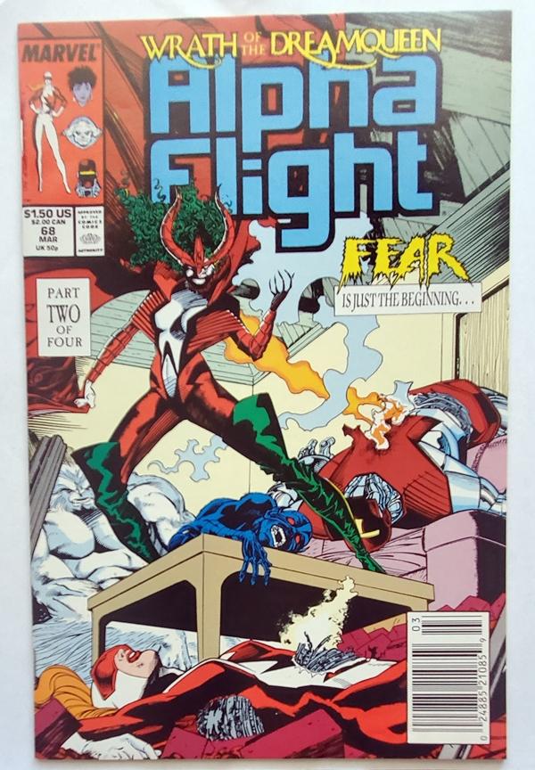 Alpha Flight Marvel Comic Books Singles - #68