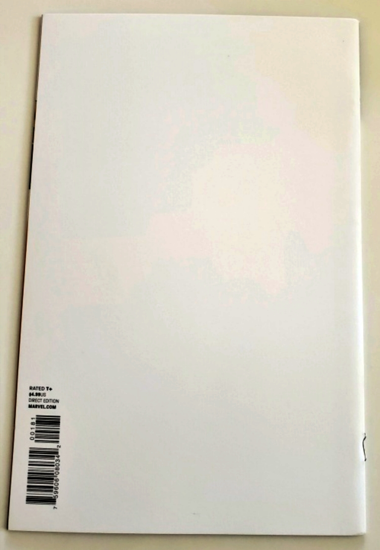 Original Sin Marvel Comic Issue #1 of 8 "No One Watching" Back