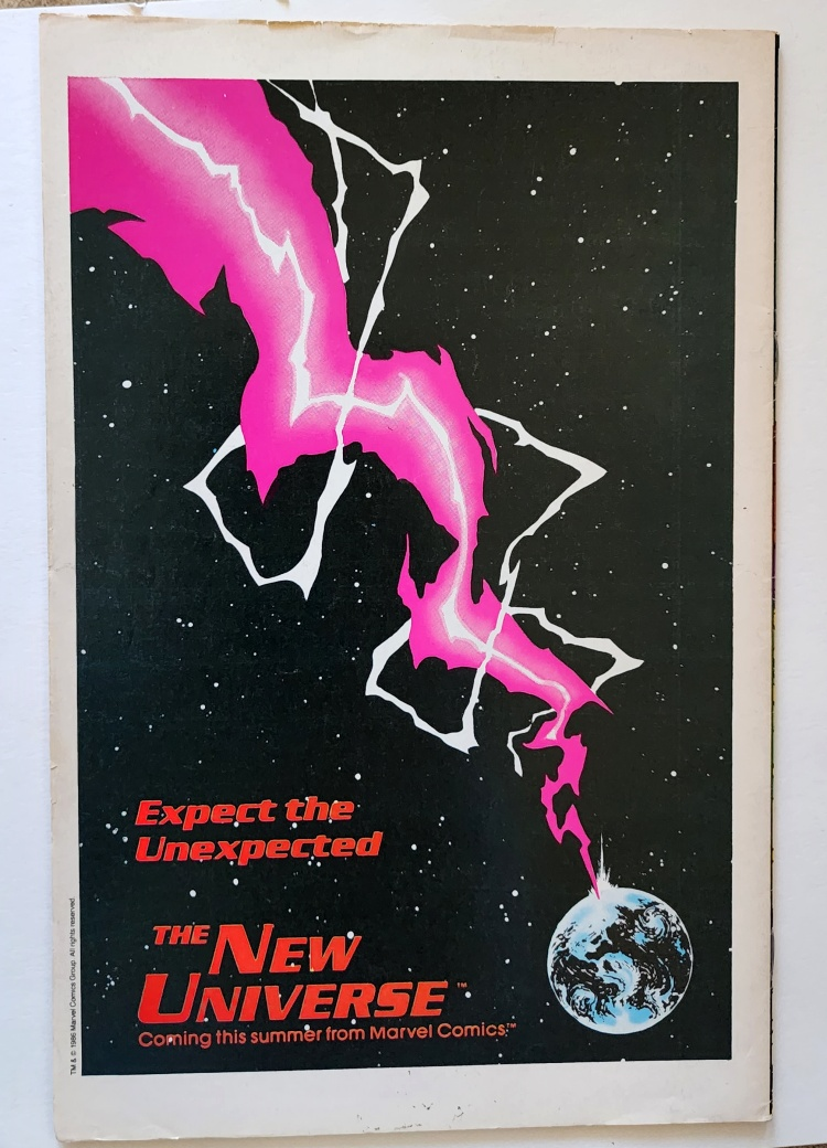 The Eternals Marvel Comics Issue 12 of 12 Back