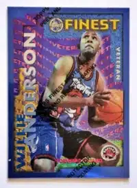 Willie Anderson Topps Finest 1996 Card# RV-7