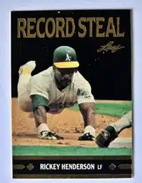Rickey Henderson Gold Leaf 1991 #BC26