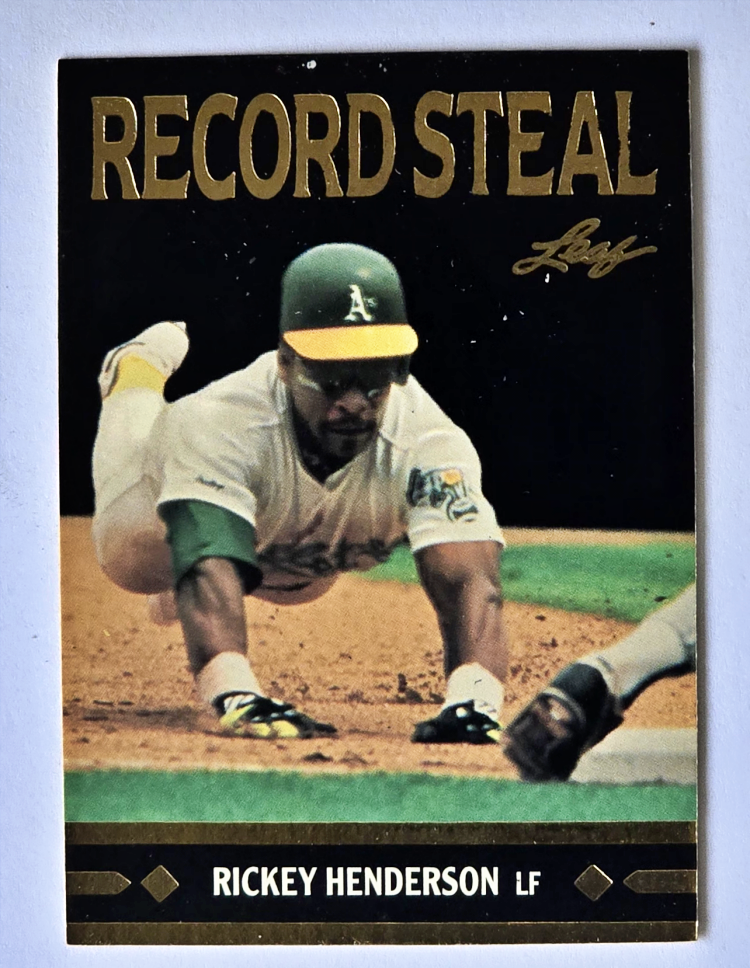 Rickey Henderson Gold Leaf 1991 #BC26