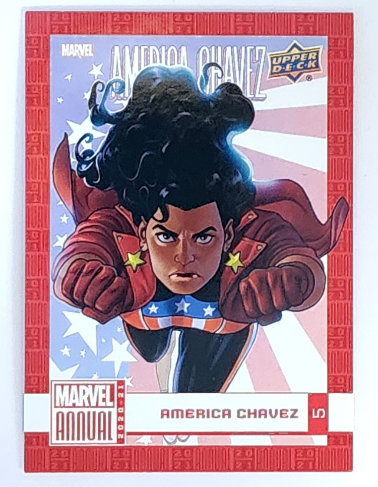 America Chavez Marvel Annual 2020-21 Upper Deck #5