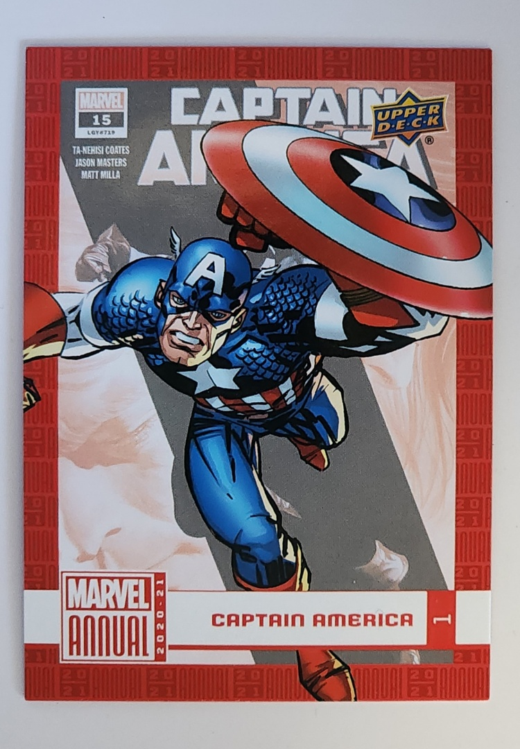 Captain America Marvel Annual 2020-21 Upper Deck Card #1