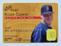 Roger Clemens Studio Gold 1995 MLB Card #16 of 50 Boston Red Sox