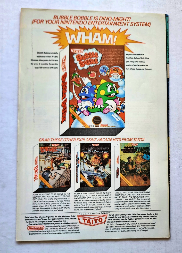 Semper Fi Tales Of The Marines Issue #3 February 1989 "Warfare" Back