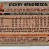 Rickey-Henderson-Topps-1983-180-back Rickey Henderson Topps 1983 Card #180 back