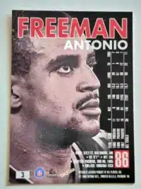 Antonio Freeman Skybox Premium 1998 NFL Card #3 Back