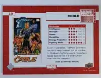 Cable Marvel Annual 2020-21 Upper Deck #10 back