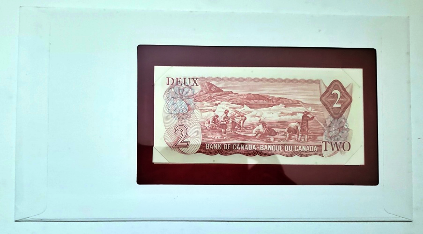 Canada Banknote 2 Dollar Back