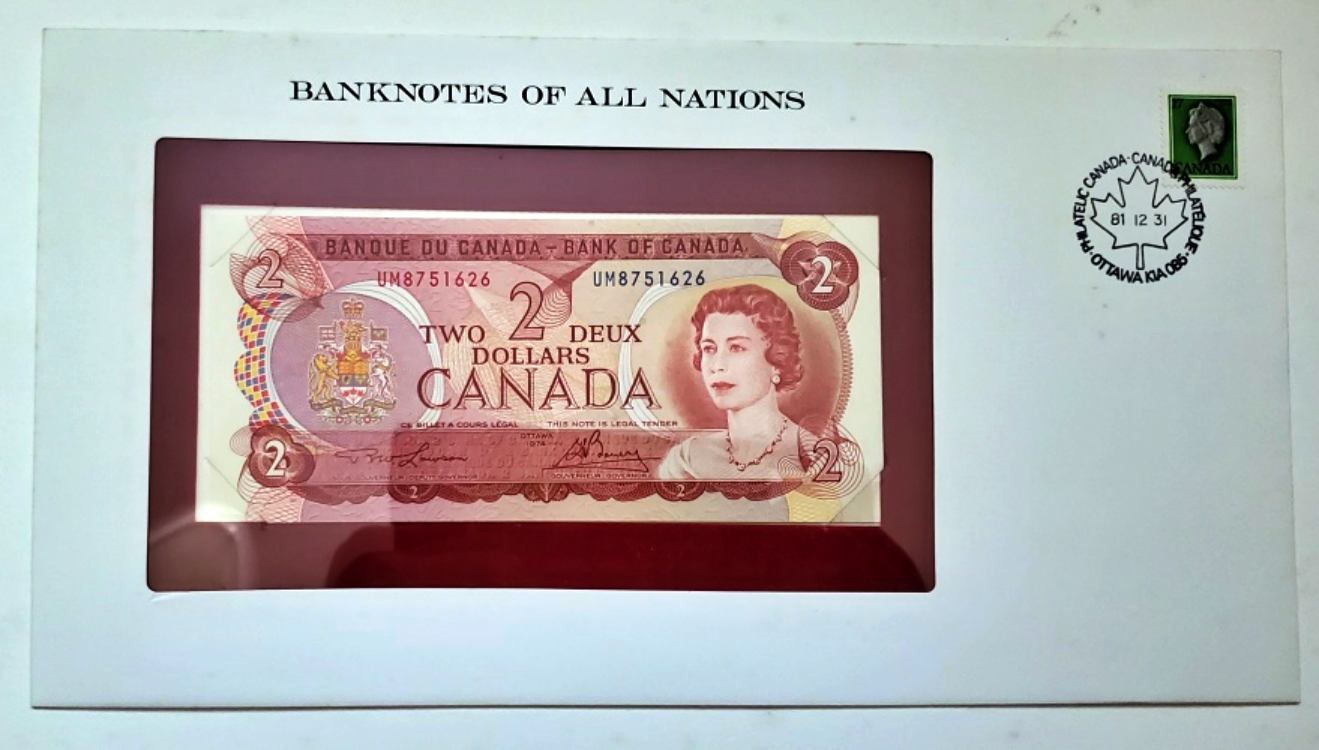 Canada Banknote 2 Dollar
