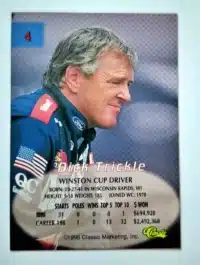 Dick Trickle Classic 1996 Card #4 Back