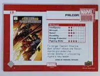 Falcon Marvel Annual 2020-21 Upper Deck #13 Back