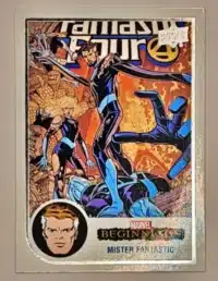 Mister Fantastic Marvel Beginnings Upper Deck 2022 #4