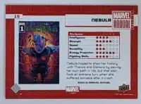 Nebula Marvel Annual 2020-21 Upper Deck #15 Back
