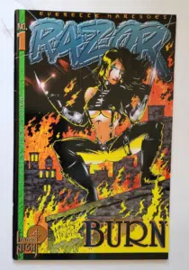 Everette Hartsoe Issue 1 Razor Burn London Night Comic 1995