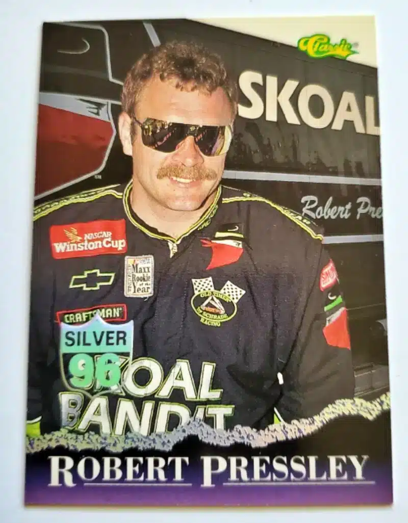 Robert Pressley Silver 96 Classic 1996 Card #9