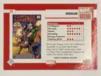 Rogue Marvel Annual 2020-21 Upper Deck #11 back
