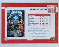 Scarlet Witch Marvel Annual 2020-21 Upper Deck #14 Back