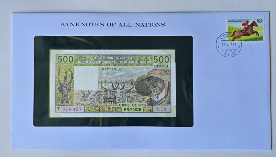 Togo Banknote 500 franc