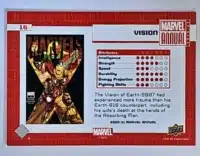 Vision Marvel Annual 2020-21 Upper Deck #16 Back