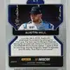 Austin Hill Panini Prizm Racing 2022-5 Back