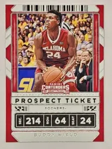 Buddy Hield Draft Picks Panini Contenders 2020-21 #24 red