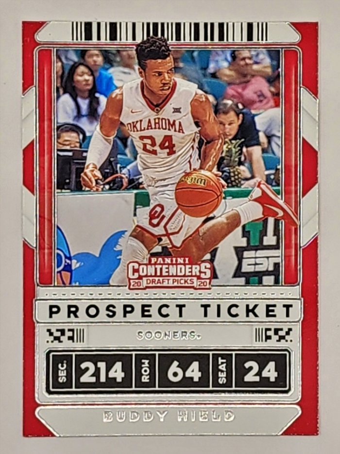 Buddy Hield Draft Picks Panini Contenders 2020-21 Prospect Ticket Card #24 Oklahoma Sooners - White