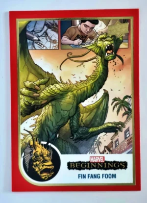 Fin Fang Foom Red Border Marvel Beginnings 2022 #1