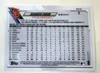 Mauricio Dubon Topps 2021 Card #8 Back