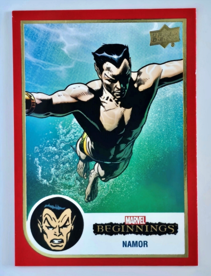 Namor Red Border Marvel Beginnings 2022 #1