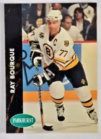 Ray Bourque Parkhurst 1991 Card #9