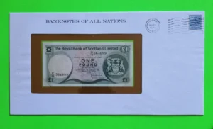 Scotland Banknote 1 Pound No 564689
