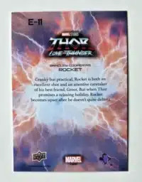 Love and Thunder Bradley Cooper Card# E-11 Back